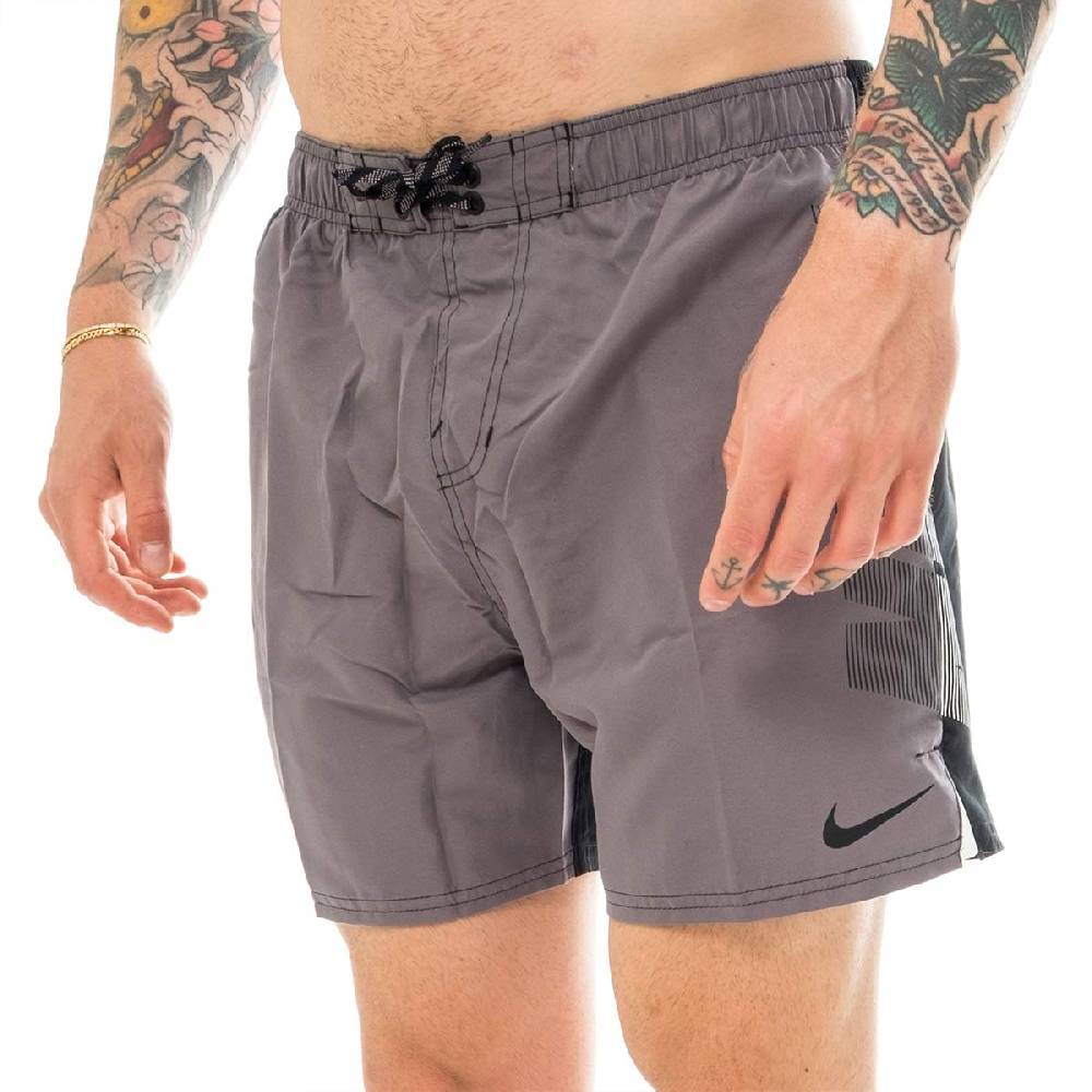 Nike bañador caballero ness9407-001 negro gris
