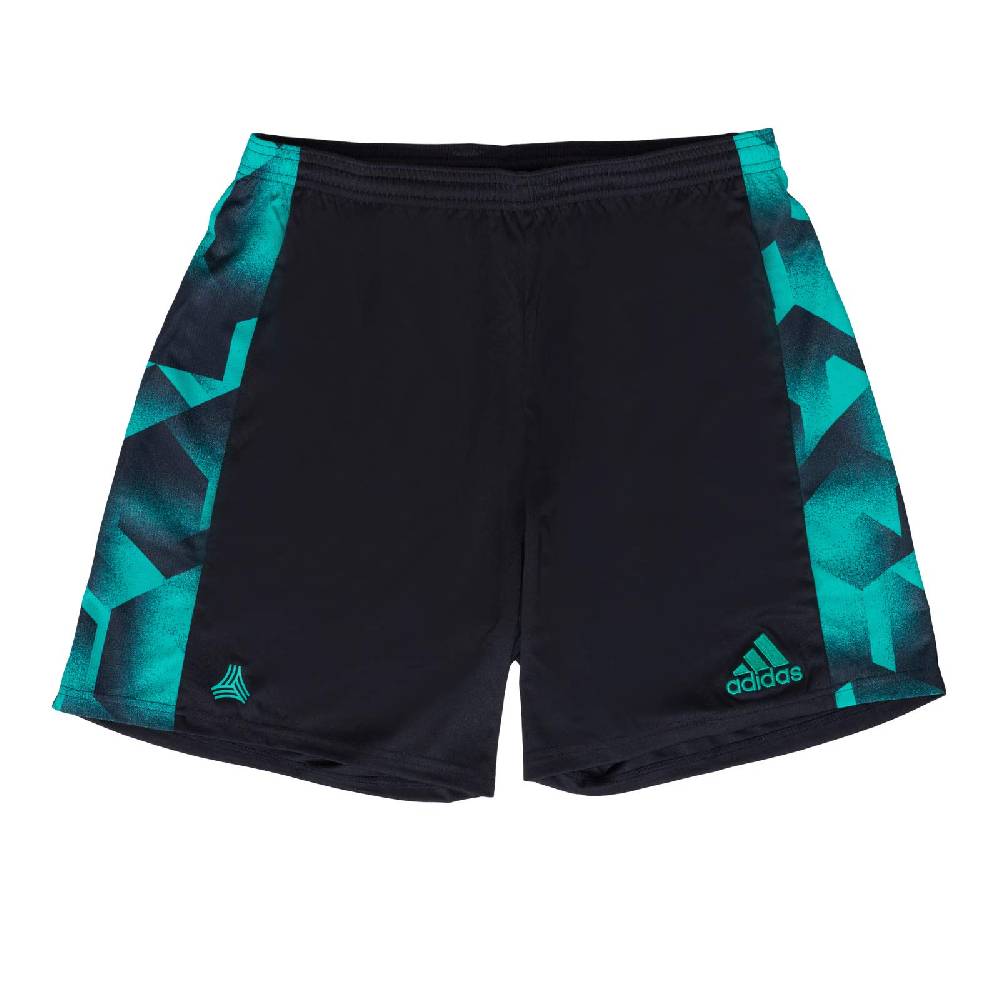 adidas pantalon corto negro-verde BK3739