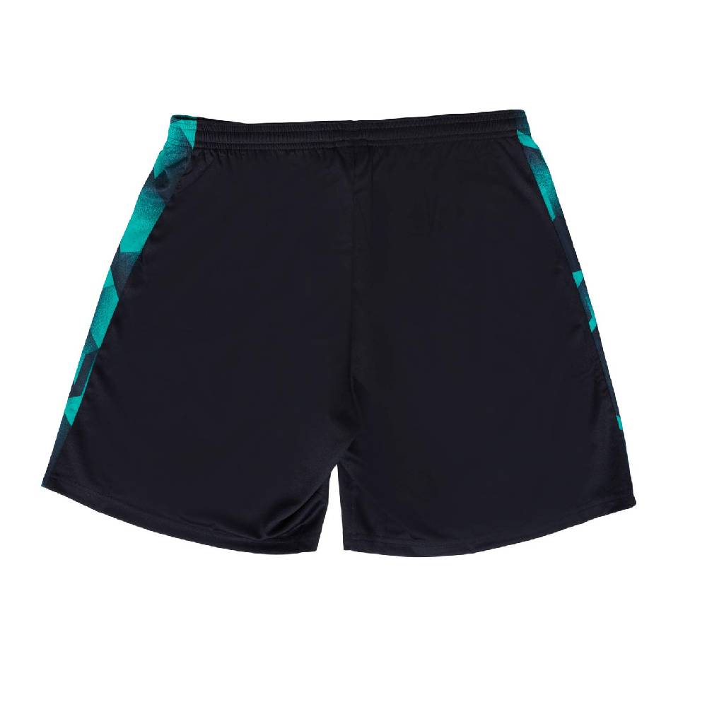 adidas pantalon corto negro-verde BK3739