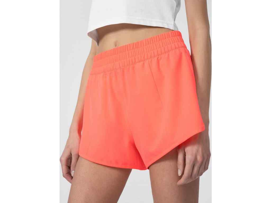 4f pantalon corto mujer naranja-fluor H4L22-SKDT016 63N