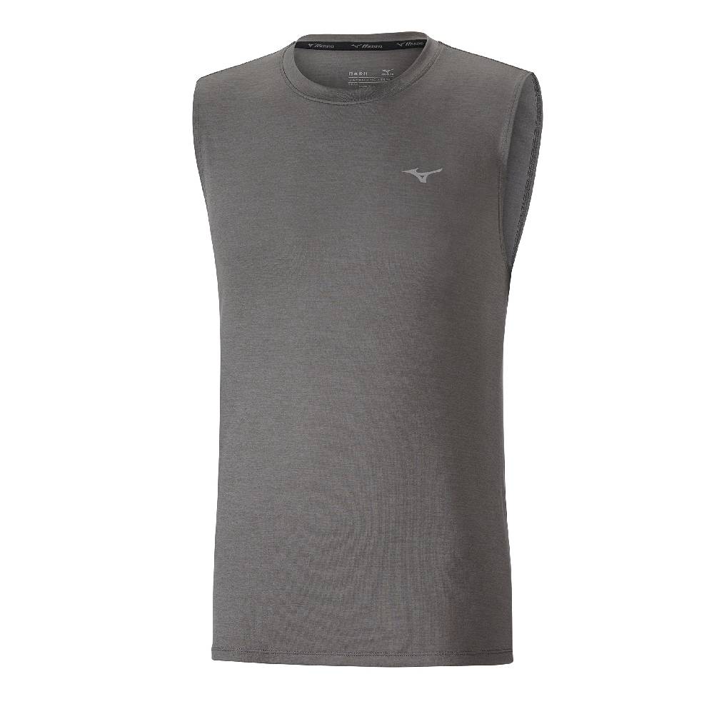 Mizuno camiseta sisa running core gris