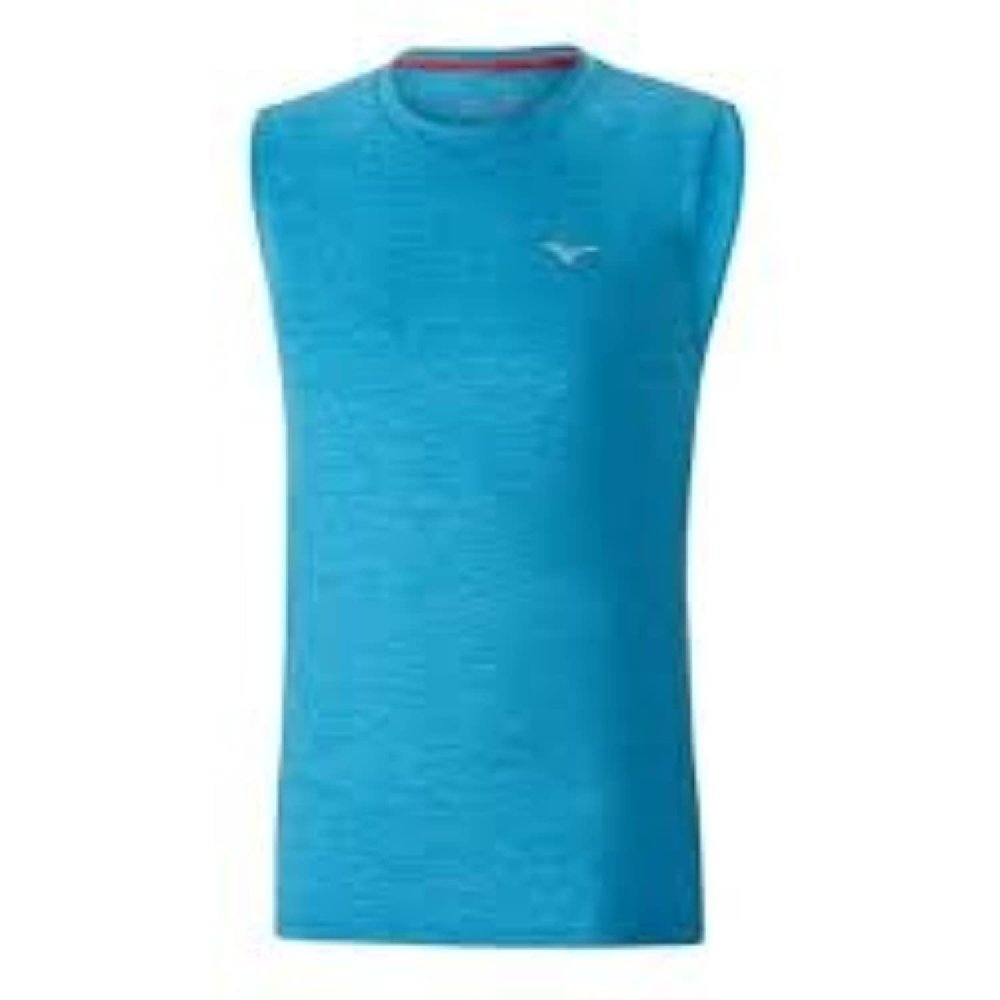 Mizuno camiseta sisa running core azul